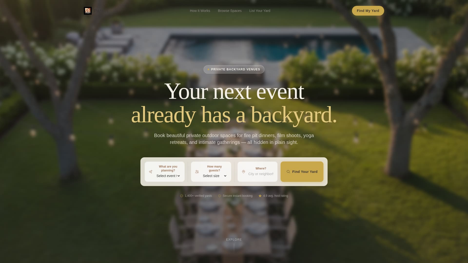 Space & Rental Platforms Specialist Professional Website Template