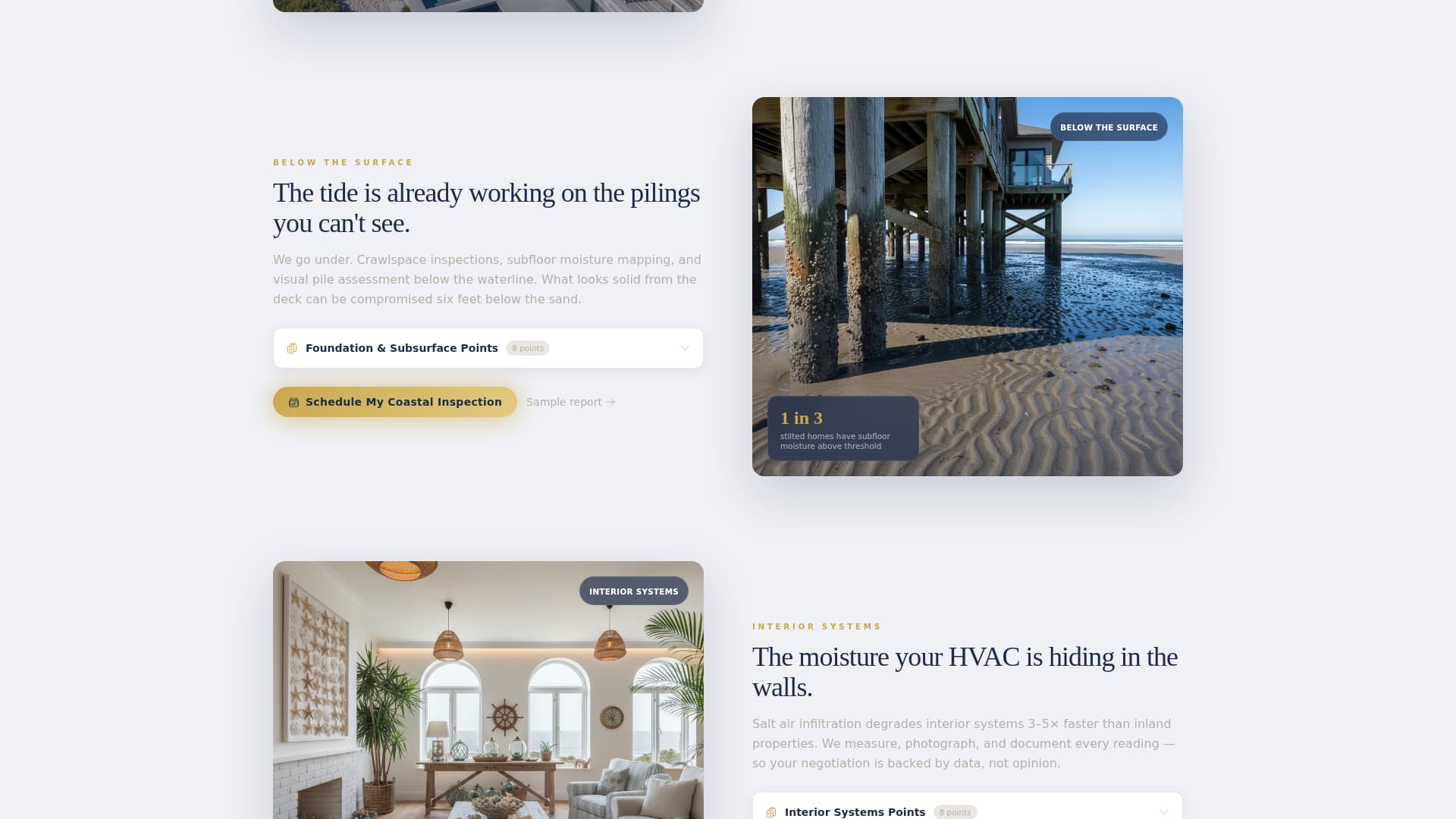 Beachfront Property Real Estate Professional Website Template