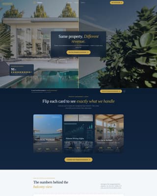 Beachfront Property Real Estate Advanced Professional Website Template