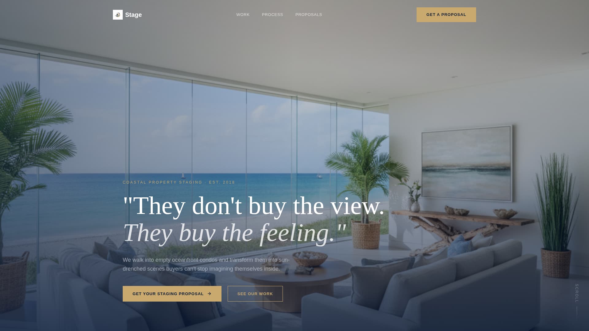 Beachfront Property Real Estate Professional Website Template