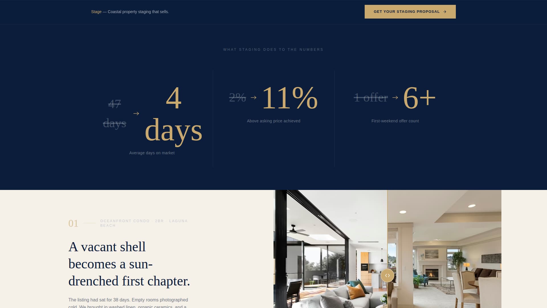 Beachfront Property Real Estate Professional Website Template