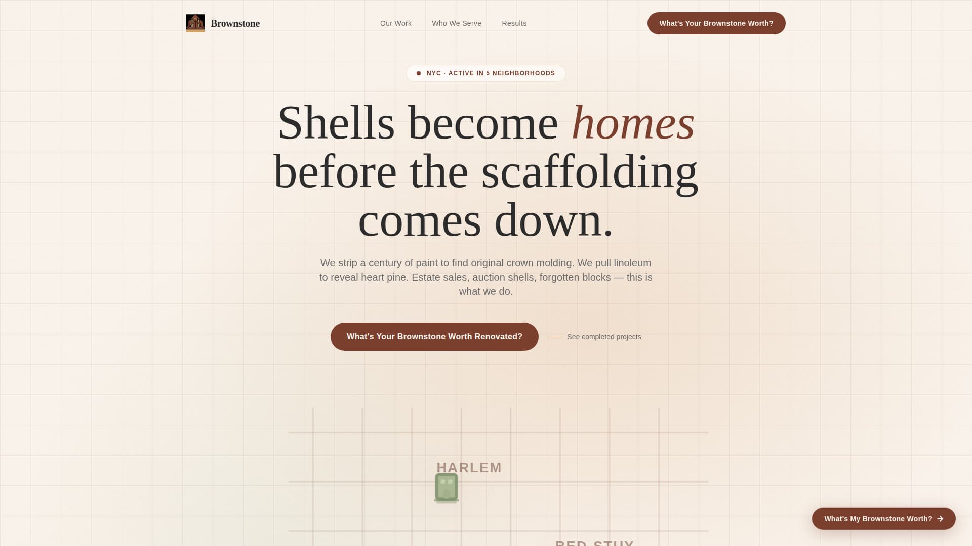 Brownstone & Rowhouse Real Estate Specialist Professional Website Template