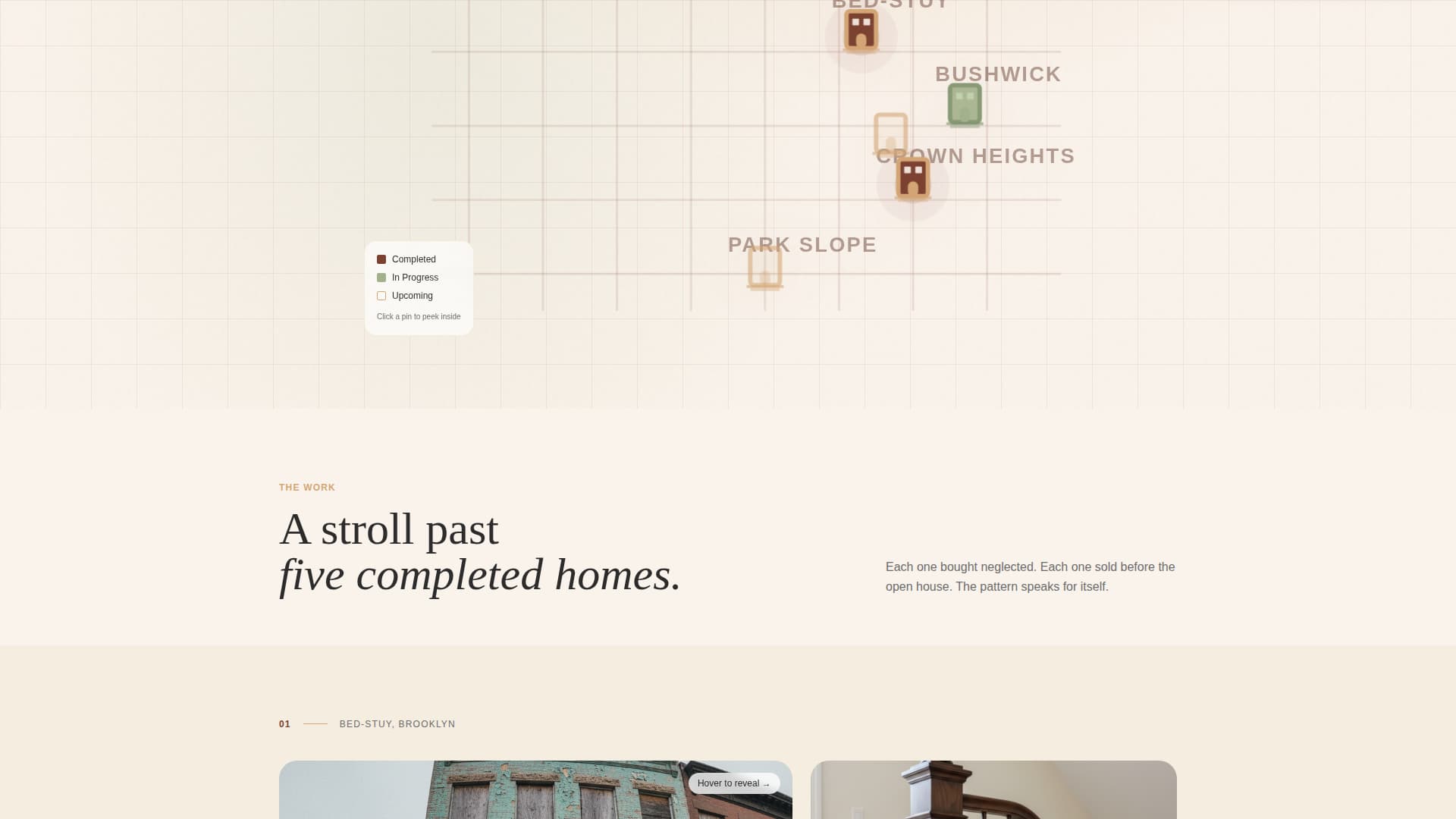 Brownstone & Rowhouse Real Estate Specialist Professional Website Template