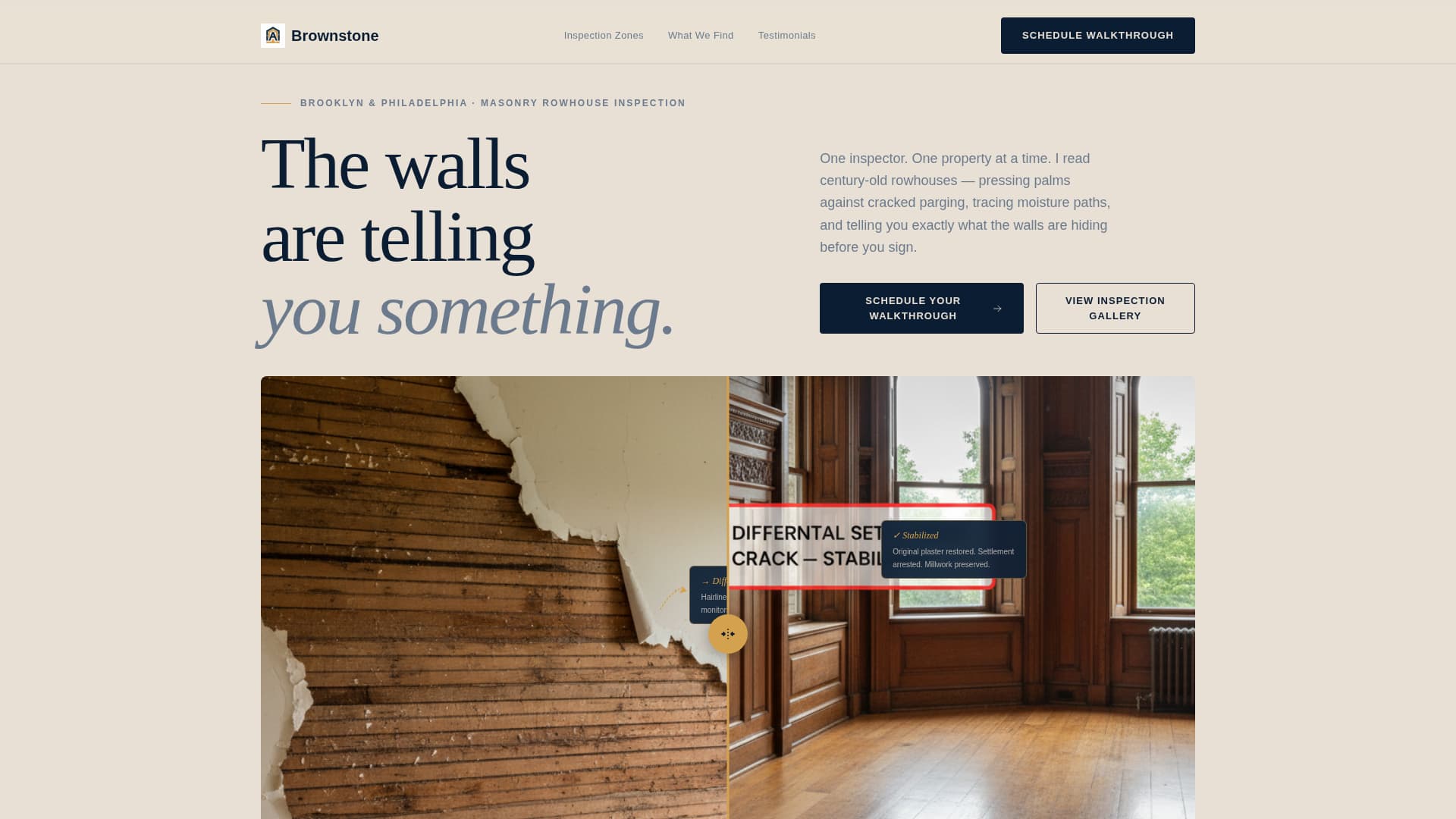 Brownstone & Rowhouse Real Estate Booking Website Template