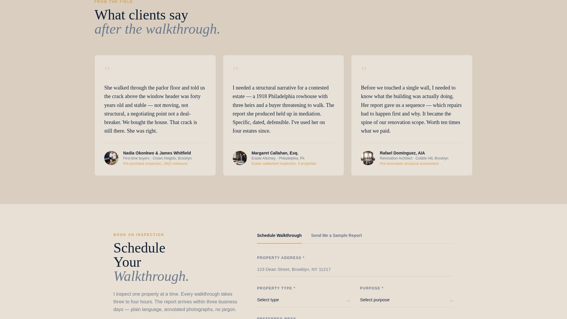 Brownstone & Rowhouse Real Estate Booking Website Template