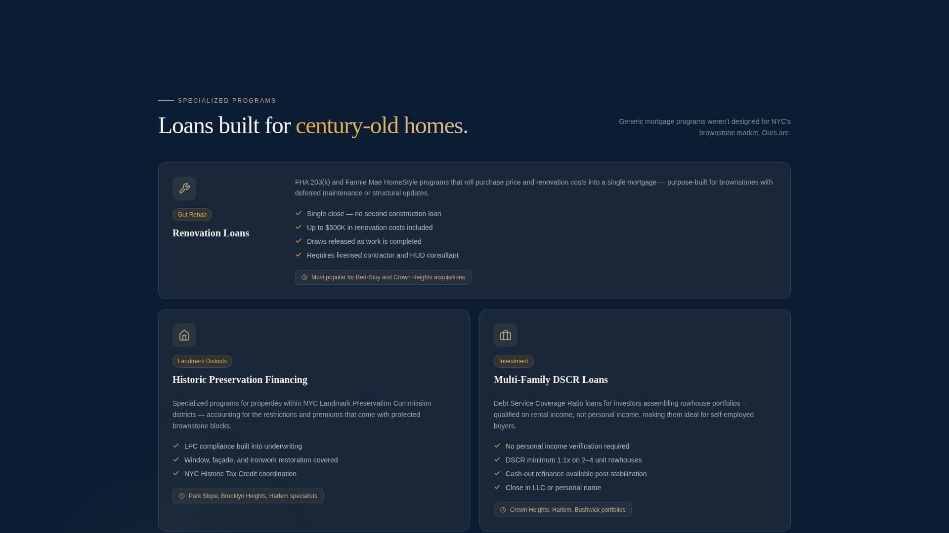 Brownstone & Rowhouse Real Estate Booking Website Template