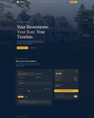 Brownstone & Rowhouse Real Estate Booking Website Template