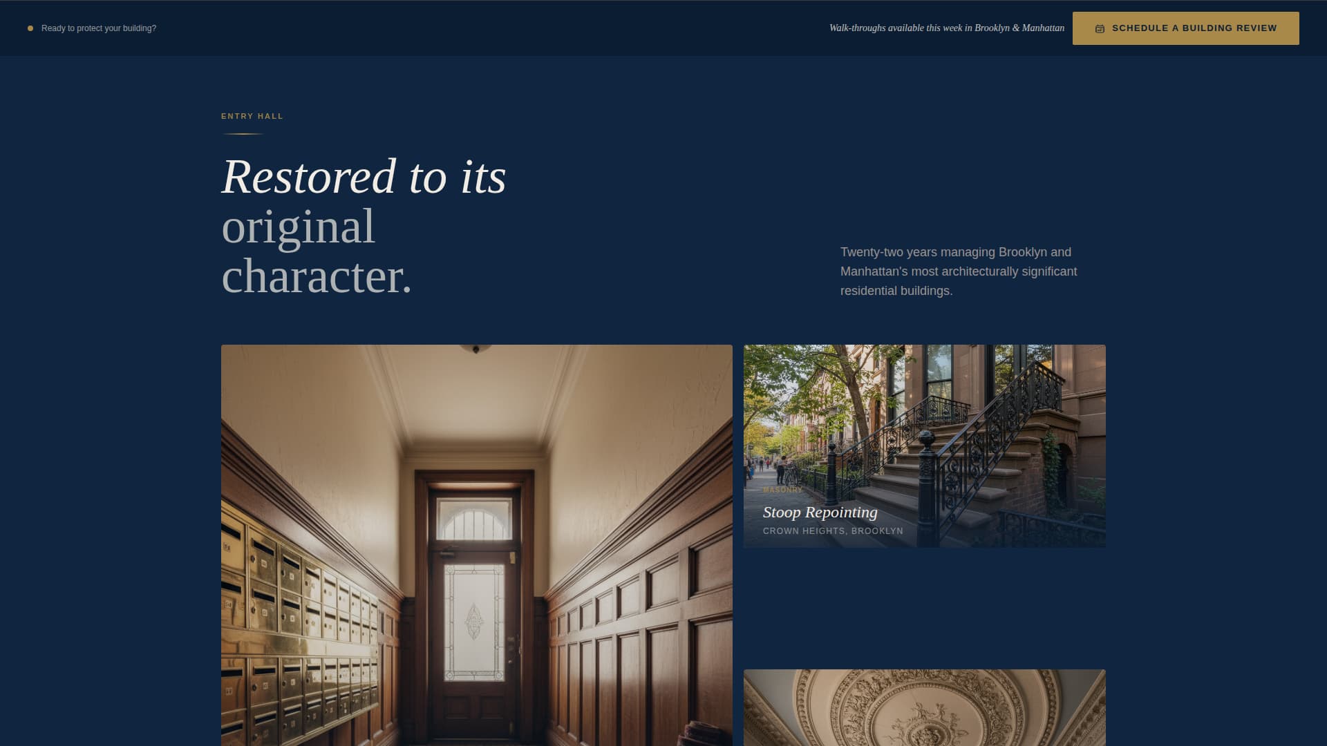 Brownstone & Rowhouse Real Estate Advanced Professional Website Template