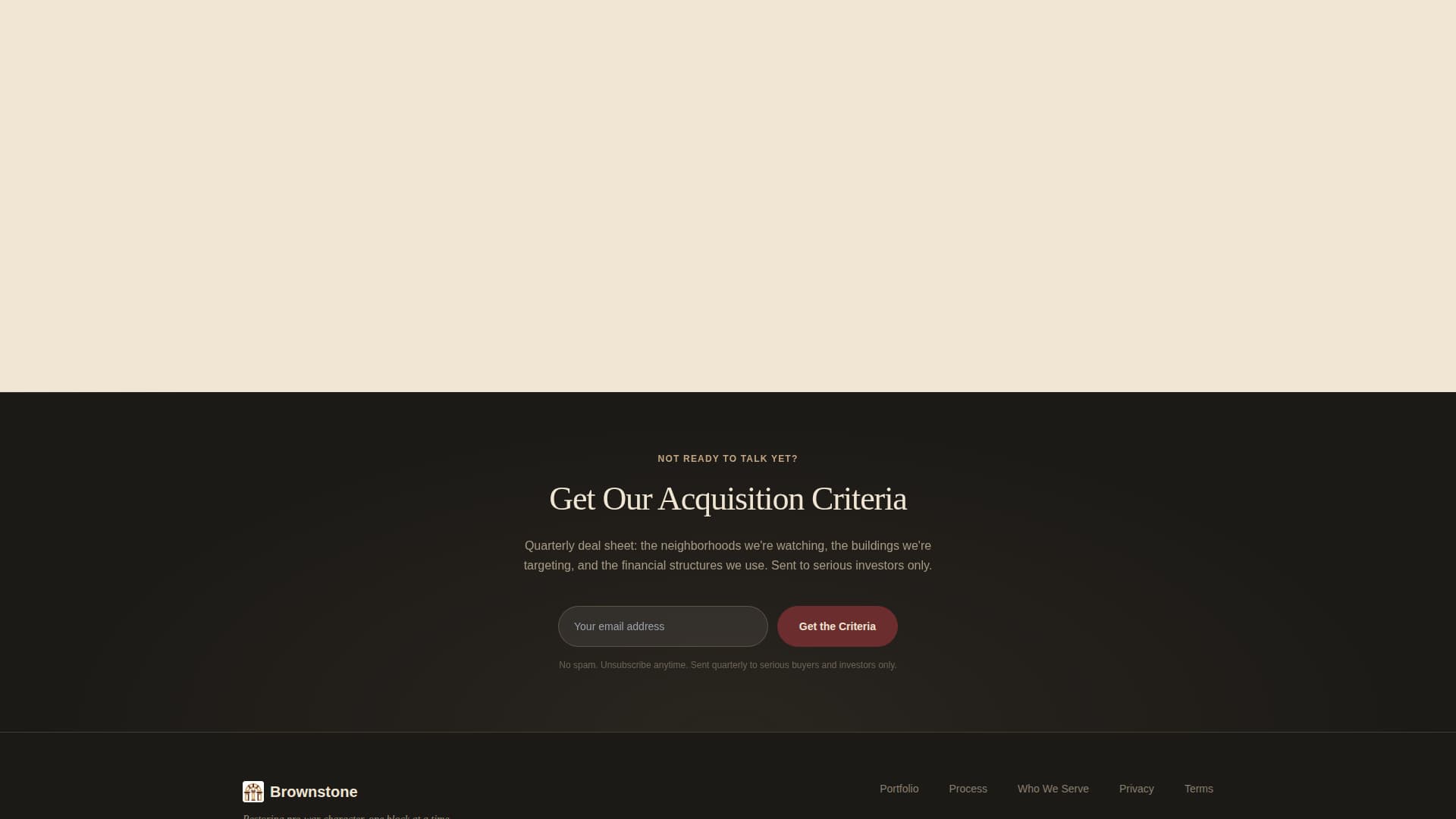 Brownstone & Rowhouse Real Estate Specialist Booking Website Template