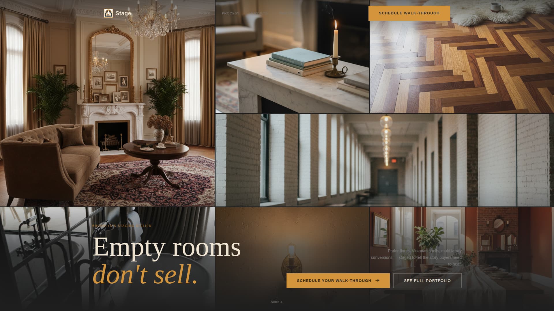 Brownstone & Rowhouse Real Estate Professional Website Template