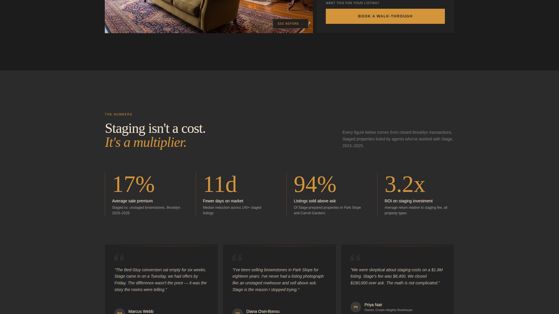 Brownstone & Rowhouse Real Estate Professional Website Template