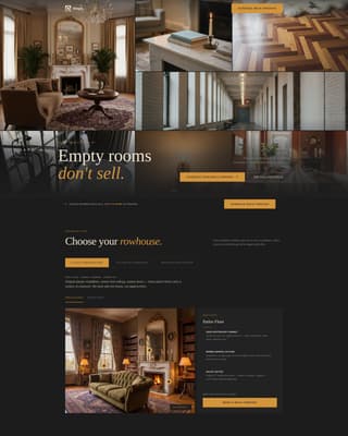 Brownstone & Rowhouse Real Estate Professional Website Template