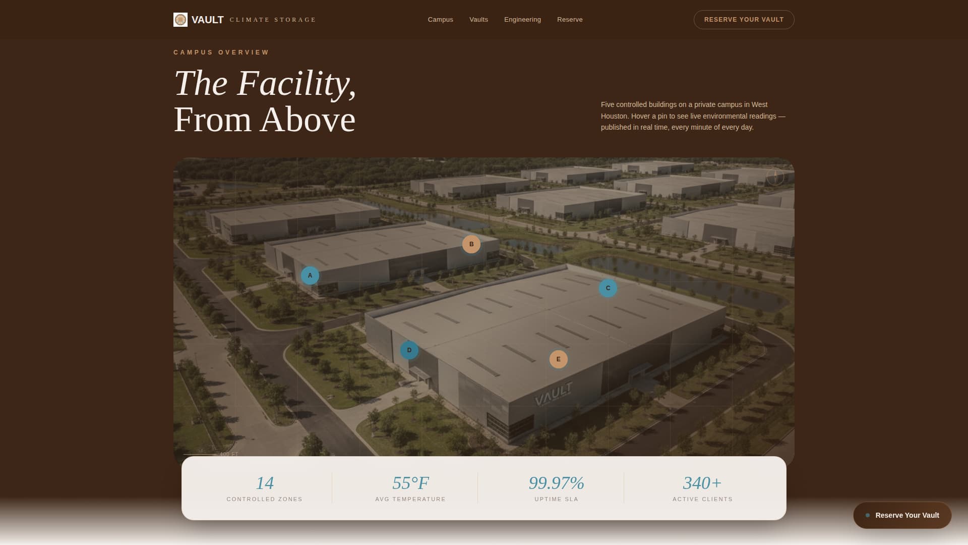 Self-Storage & Mini-Storage Professional Website Template