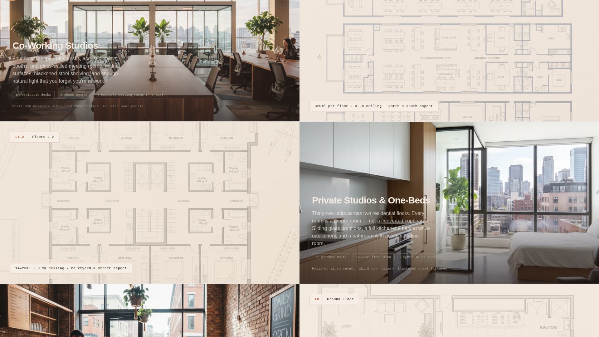 Co-Working & Shared Office Pricing Website Template
