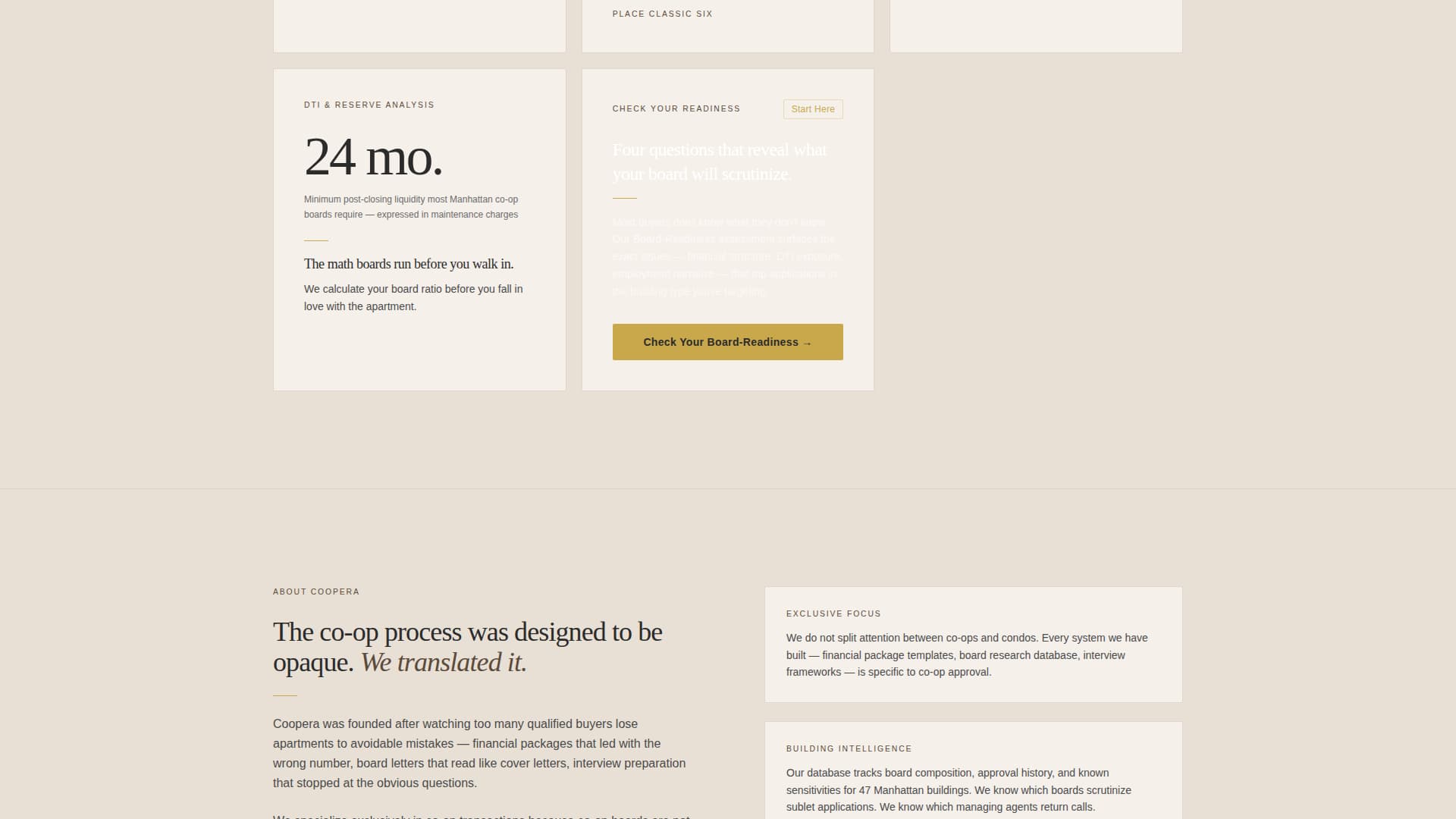 Co-op Housing Real Estate Professional Website Template