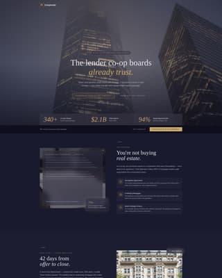 Cooperate - Trusted Coop Landing Page Template