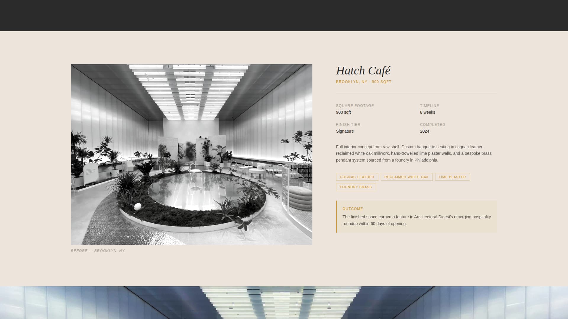 Interior Design Studio Pricing Website Template