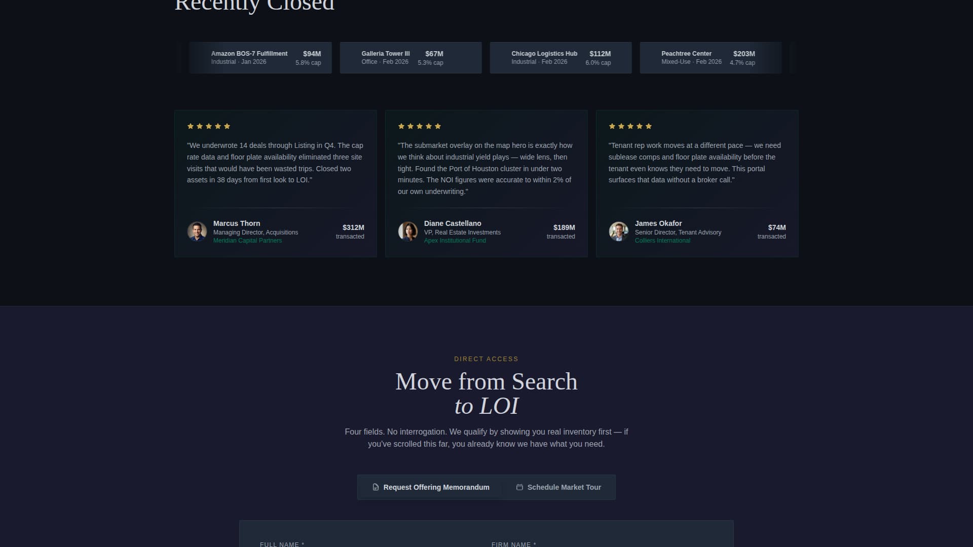 Property Listing & Portal Professional Website Template