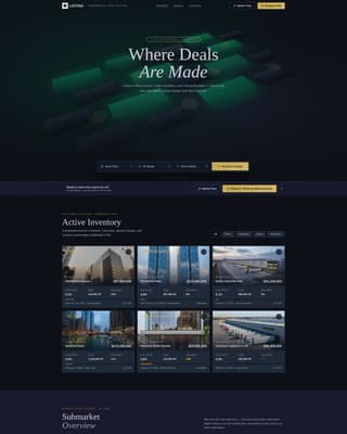 Property Listing & Portal Professional Website Template
