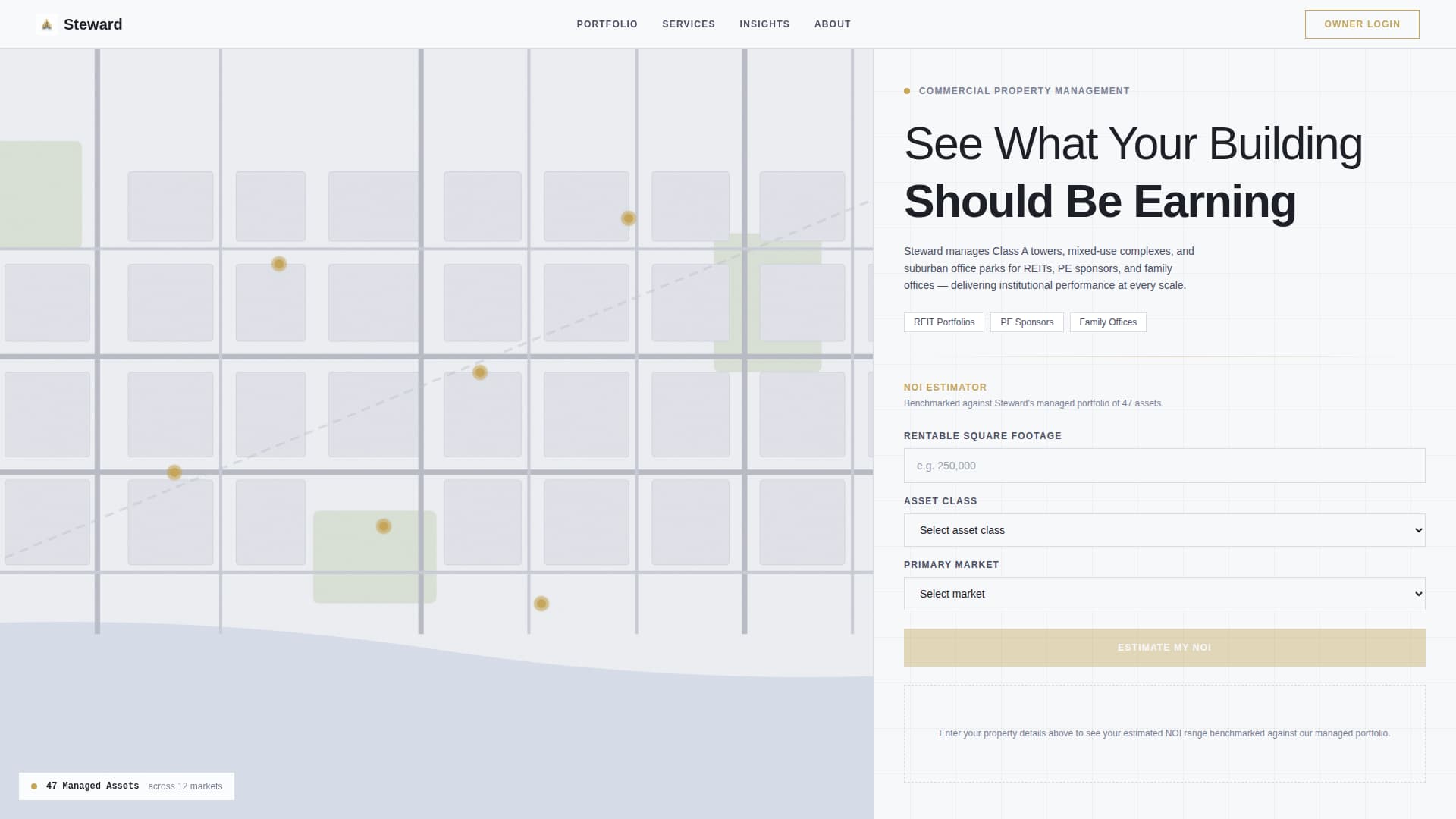 Property Management & HOA Cost Calculator Website Template