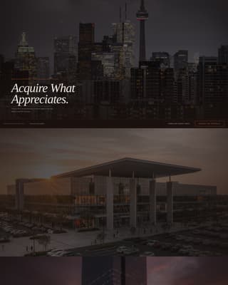 Commercial Real Estate Portfolio Website Template