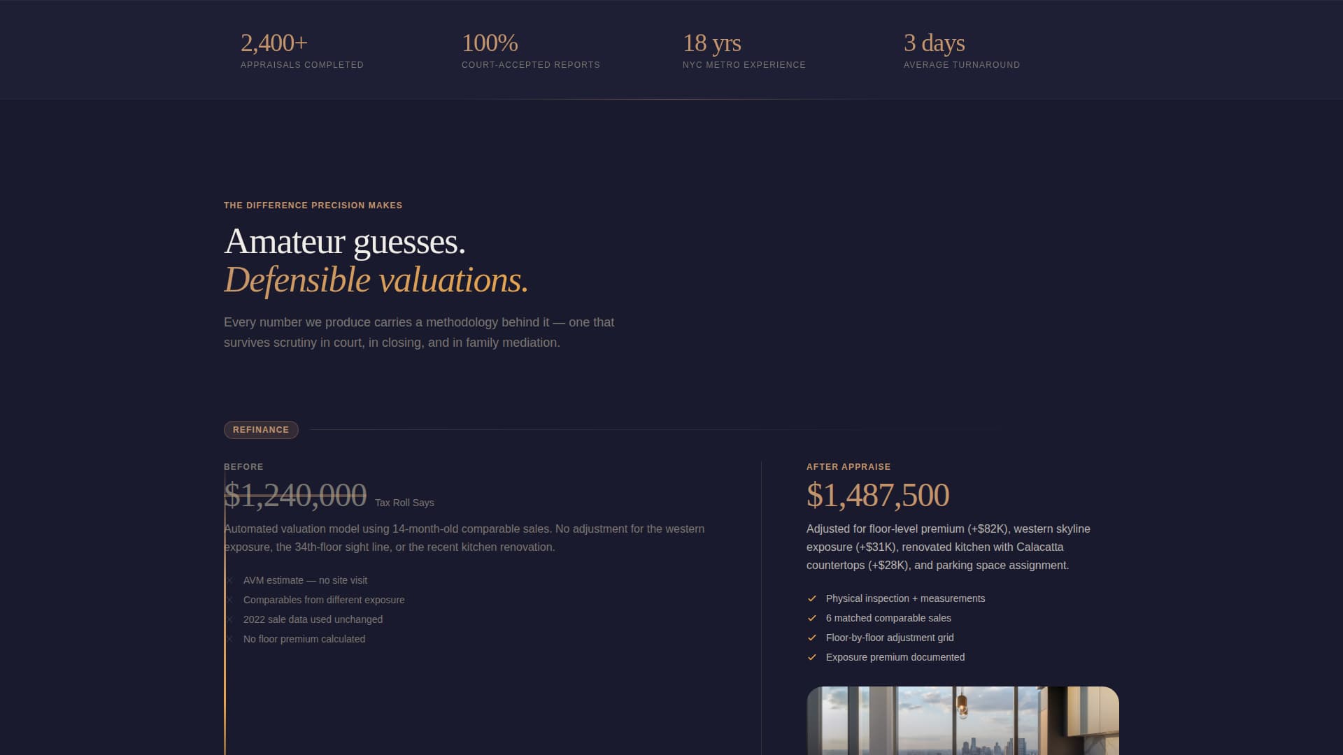 Condo & Apartment Real Estate Professional Website Template