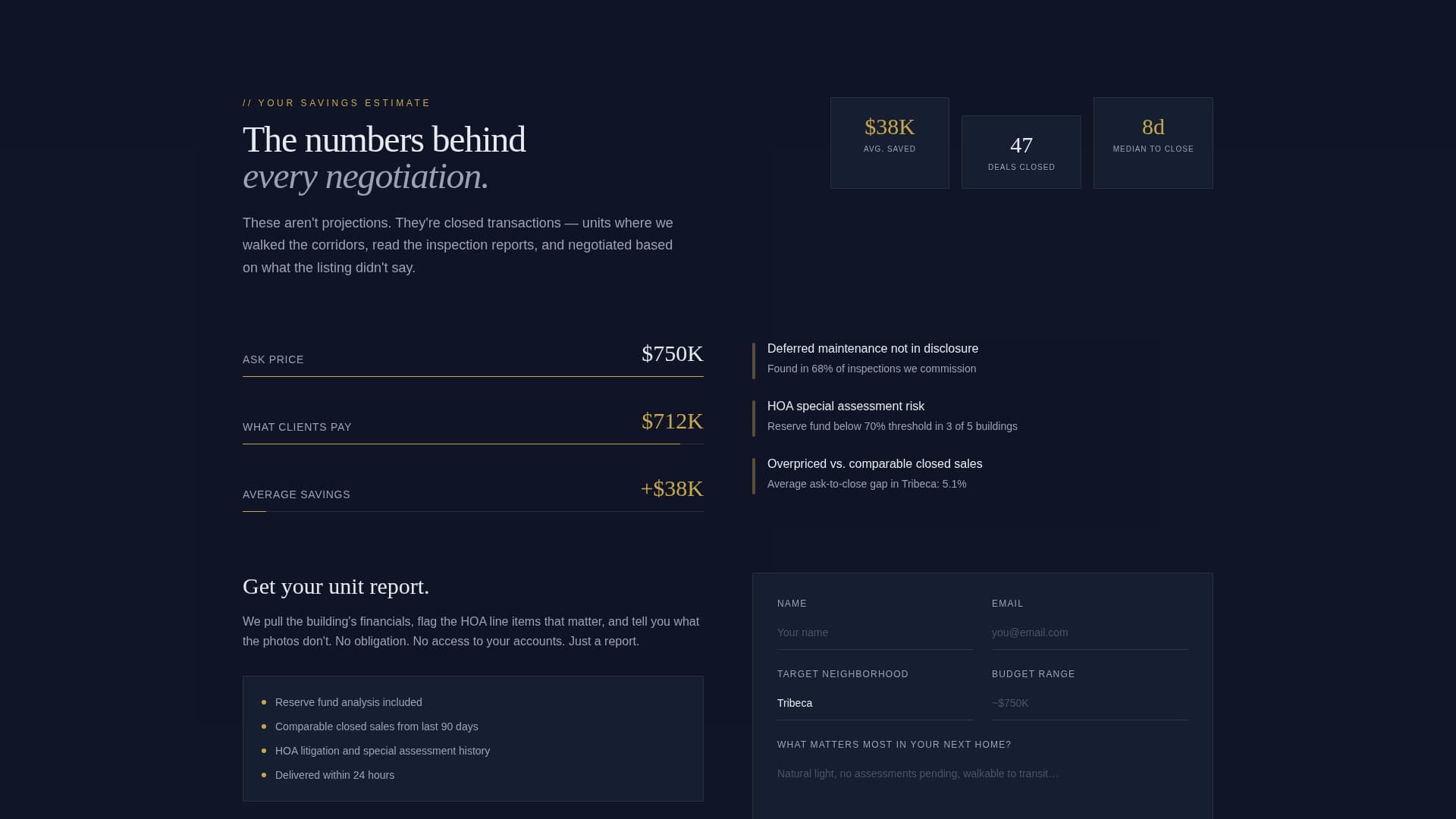 Condo & Apartment Real Estate Comparison Website Template