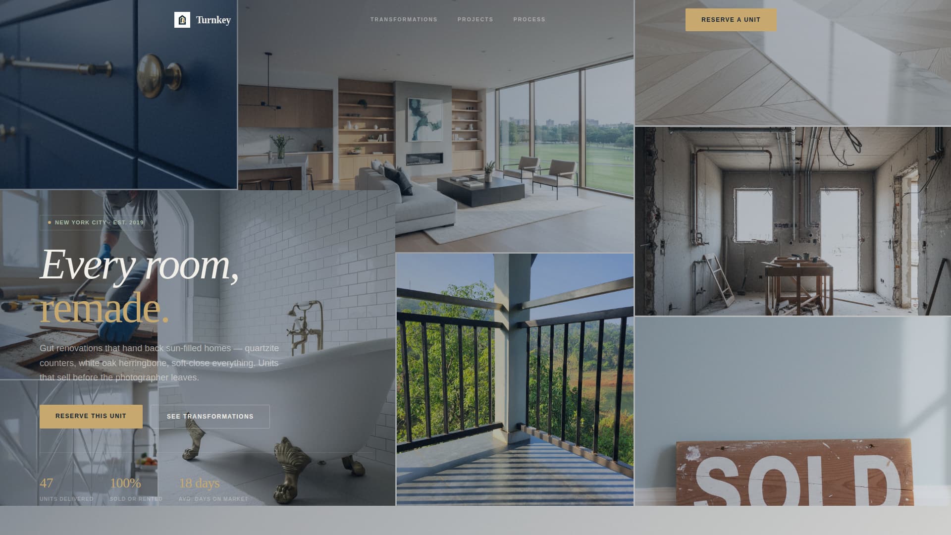 Condo & Apartment Real Estate Portfolio & Case Study Website Template