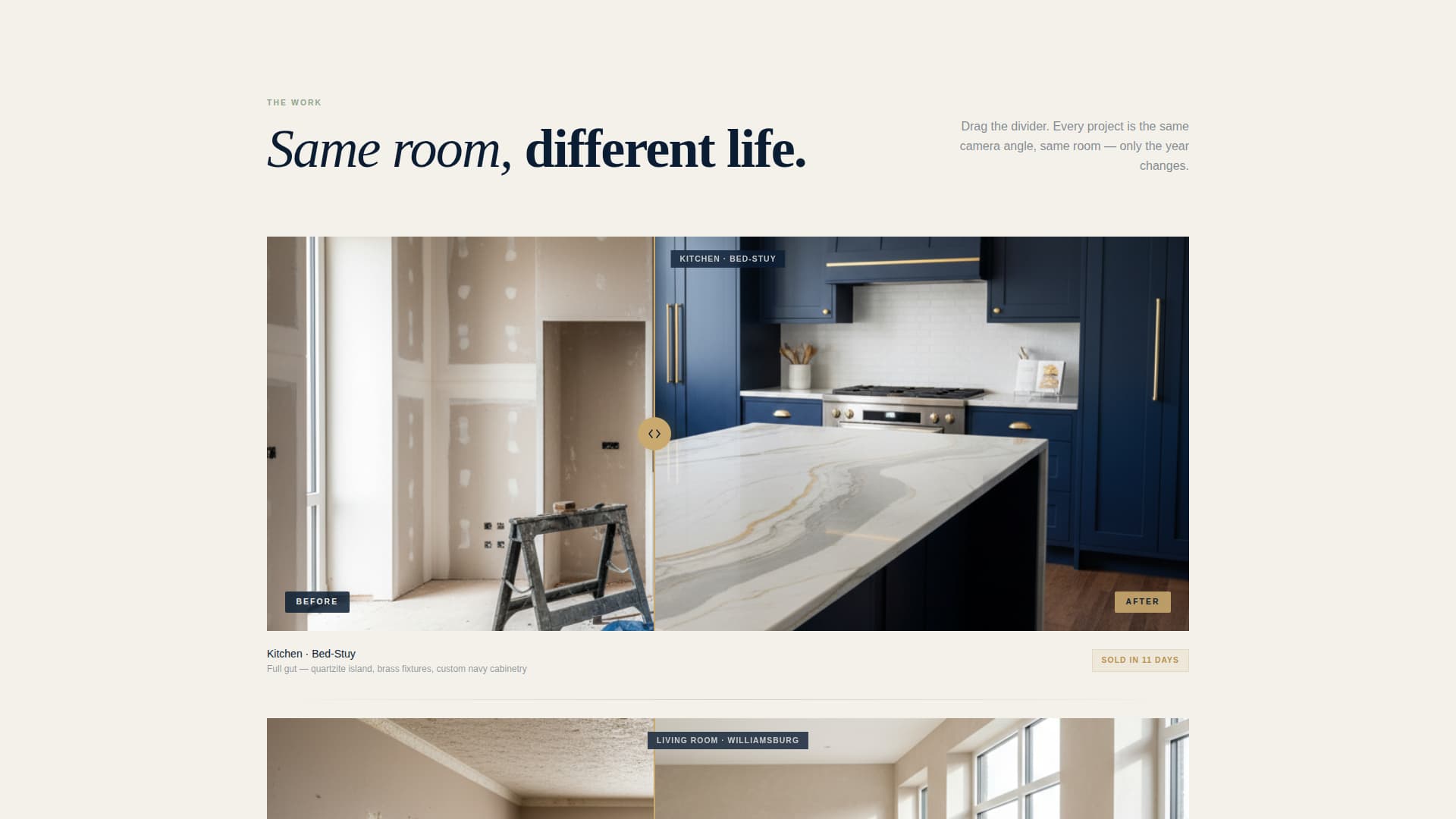 Condo & Apartment Real Estate Portfolio & Case Study Website Template