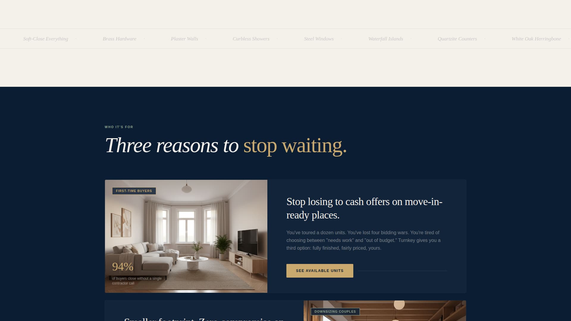 Condo & Apartment Real Estate Portfolio & Case Study Website Template