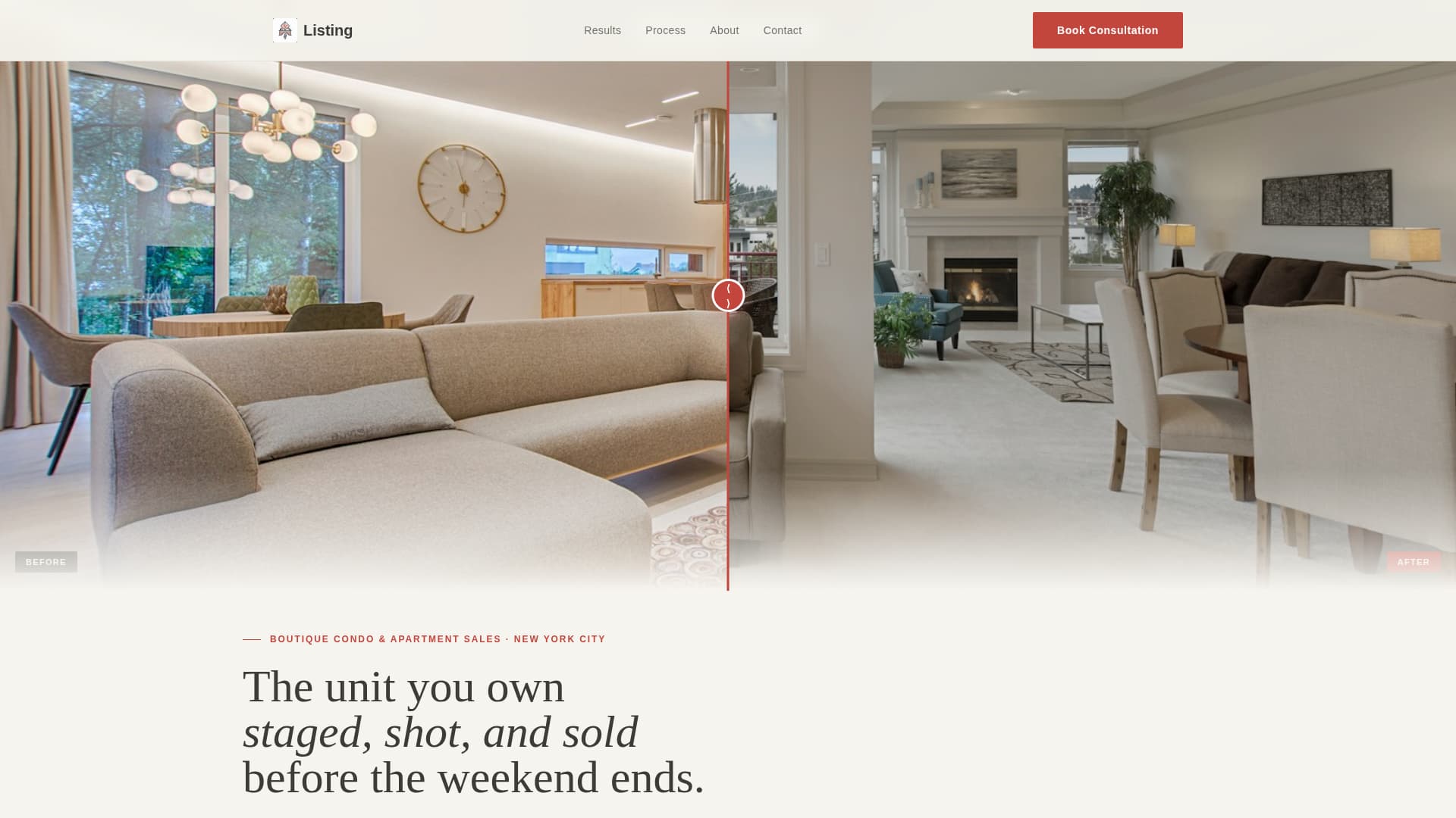 Specialist Condo & Apartment Real Estate Appointment Booking Website Template