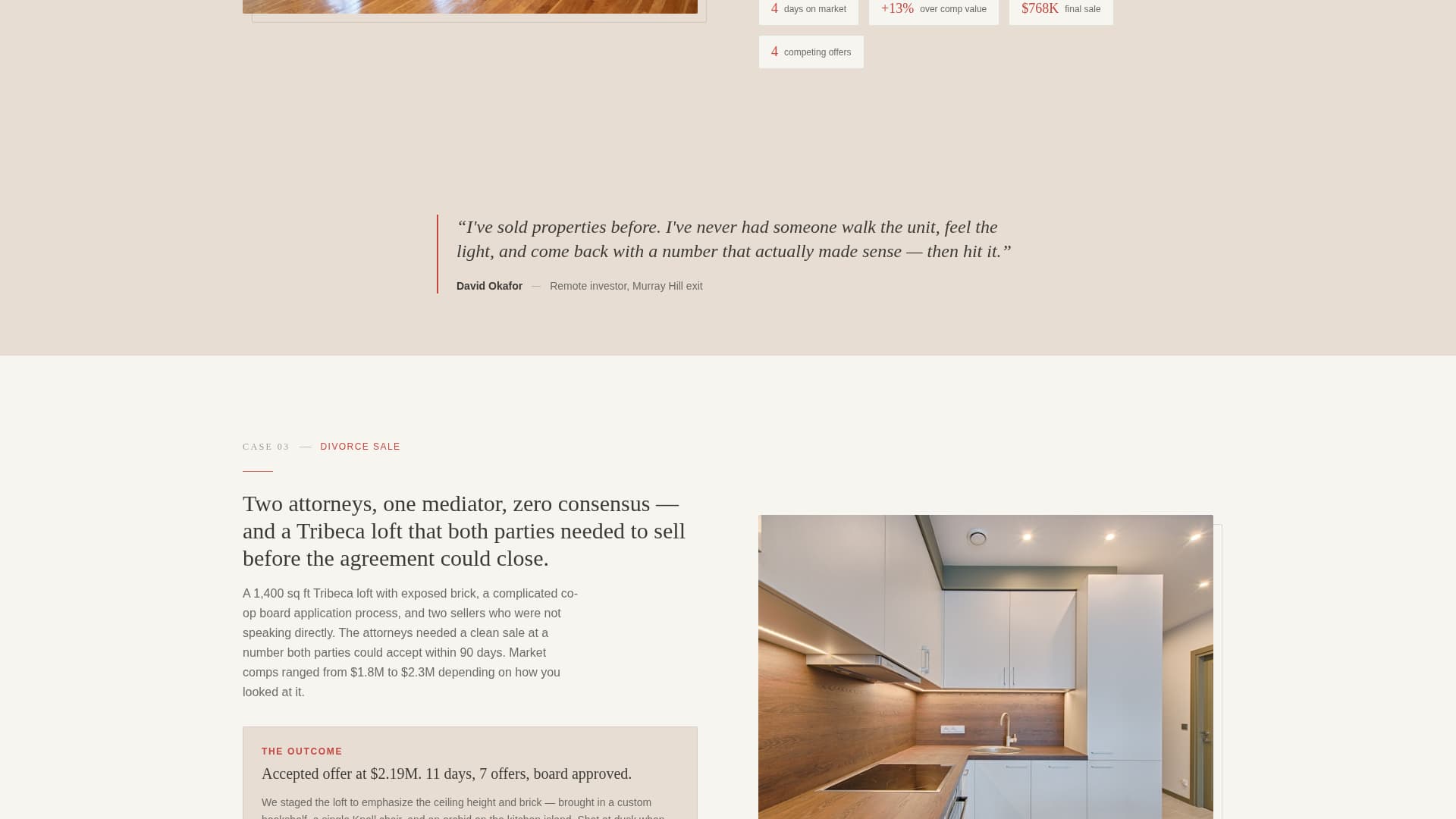 Specialist Condo & Apartment Real Estate Appointment Booking Website Template