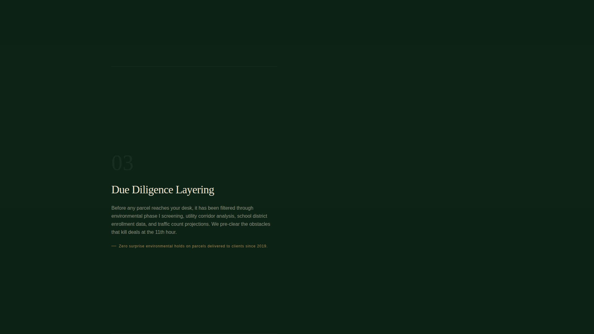 Parcel - Immersive Land Brokerage Landing Page Template