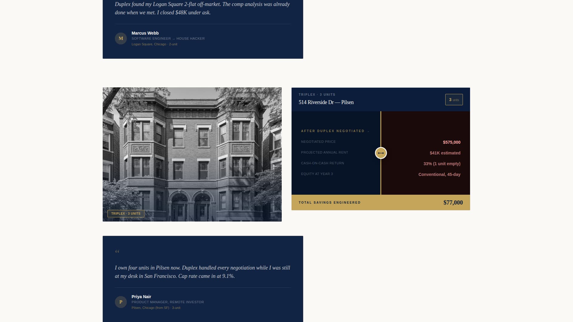 Advanced Duplex & Multi-Family Real Estate Appointment Booking Website Template