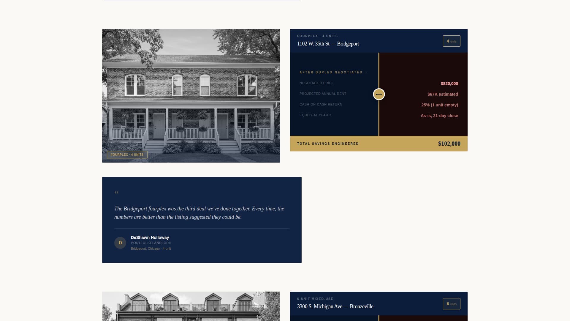 Advanced Duplex & Multi-Family Real Estate Appointment Booking Website Template