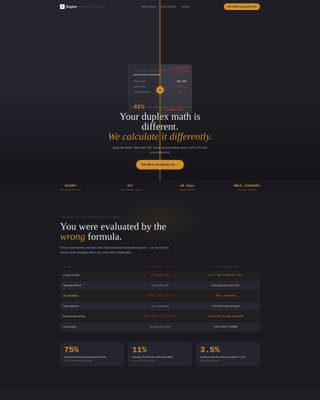 Specialist Duplex & Multi-Family Real Estate Appointment Booking Website Template