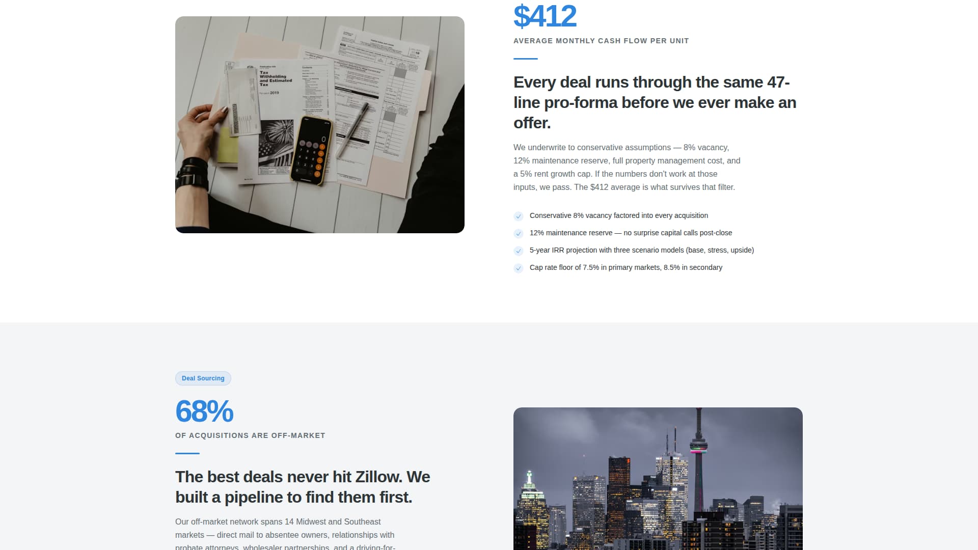 Specialist Duplex & Multi-Family Real Estate Portfolio & Case Study Website Template