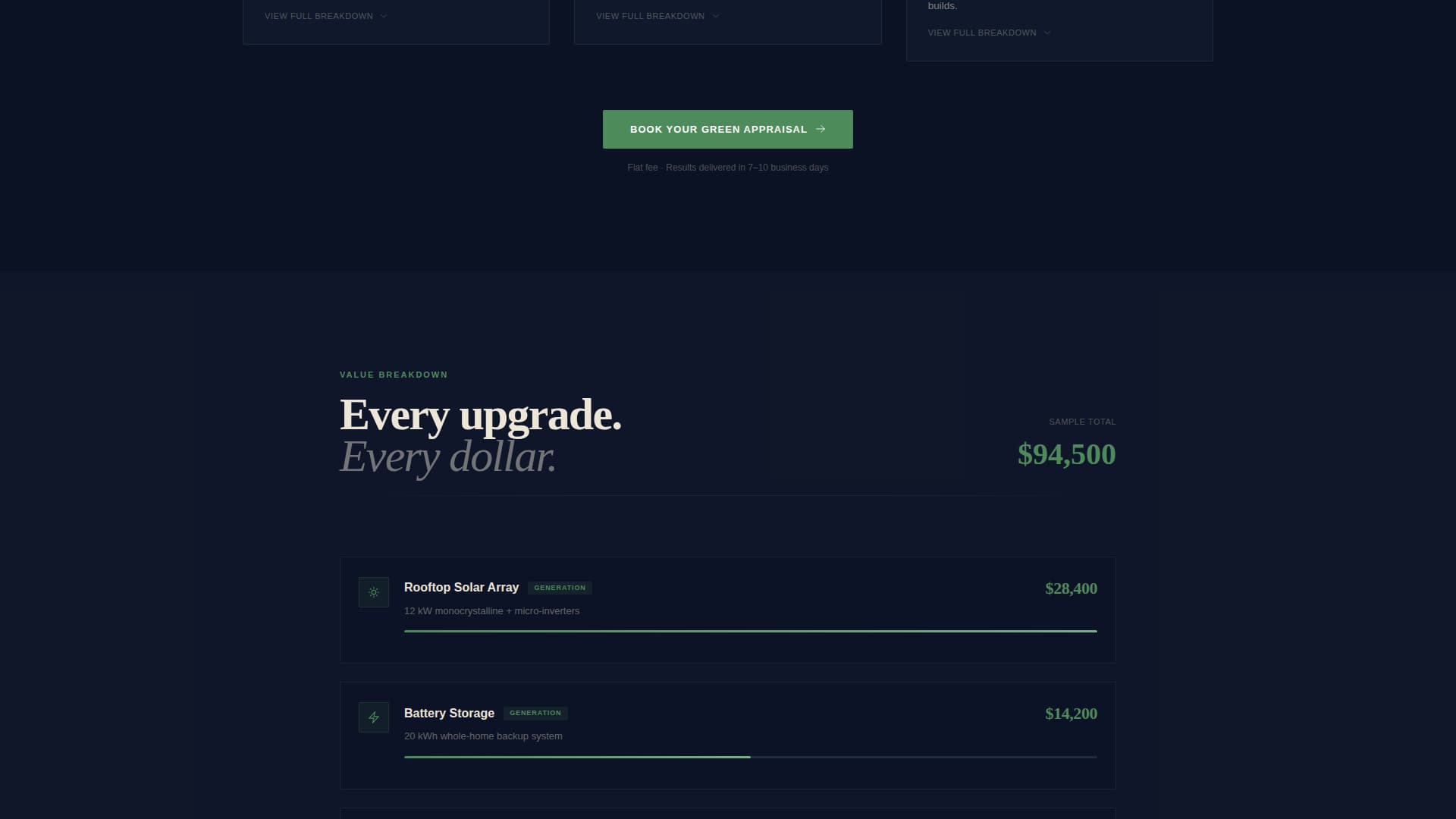 Green Appraise - Certified Eco Home Landing Page Template