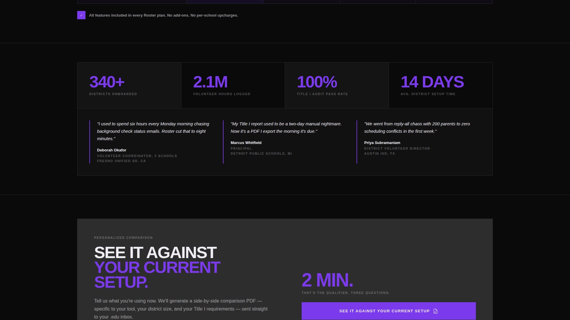 Manage — Community Volunteer Landing Page Template