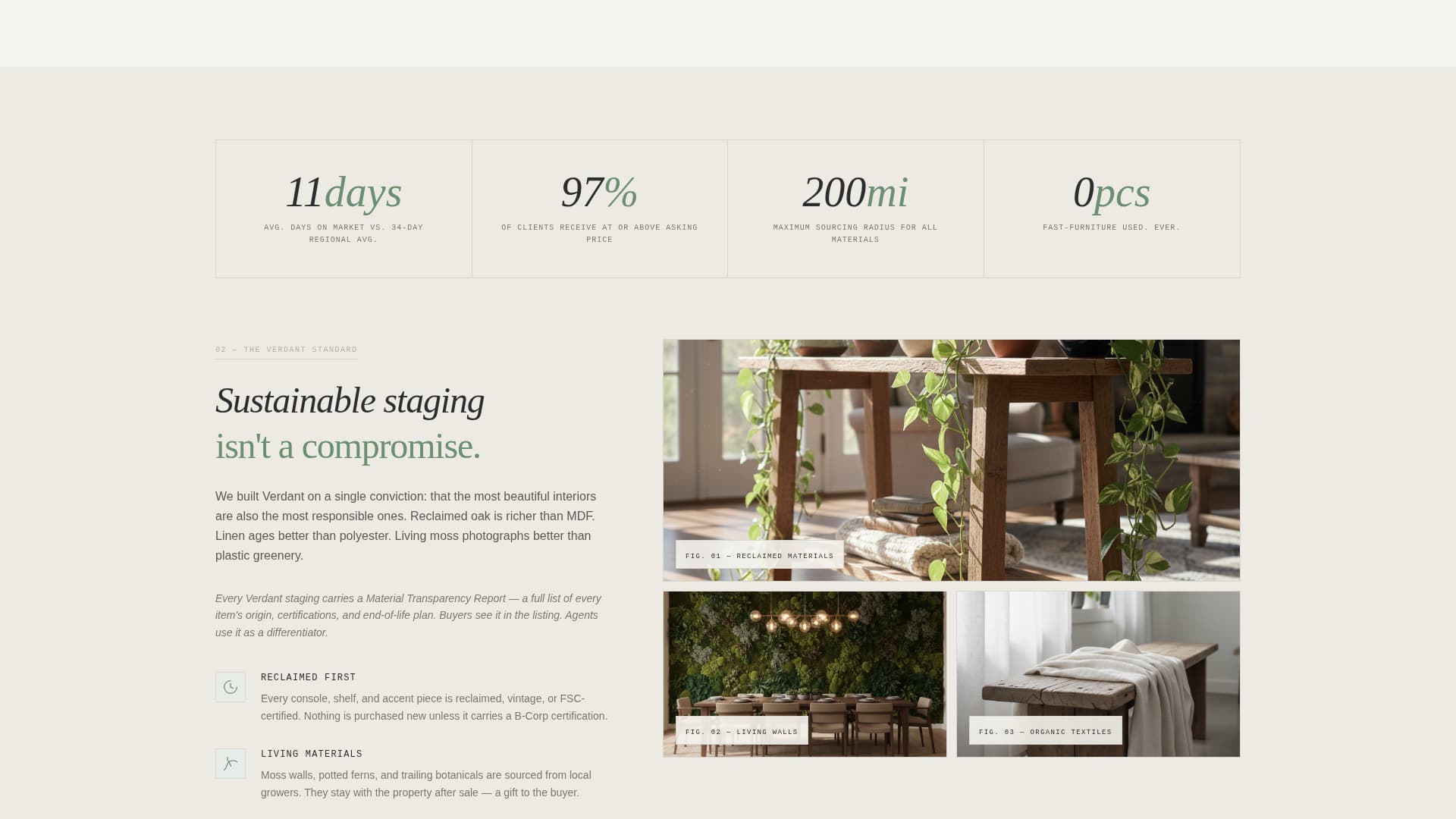 Verdant - Sustainable Staging Landing Page Template