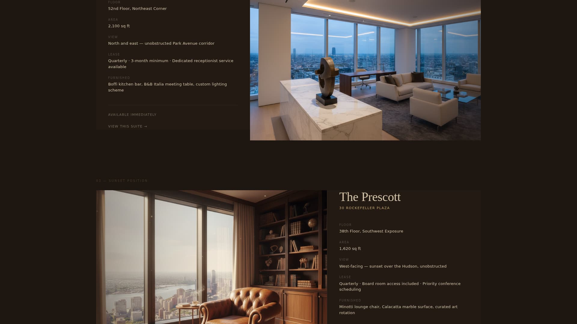 Suite - Luxe Executive Landing Page Template