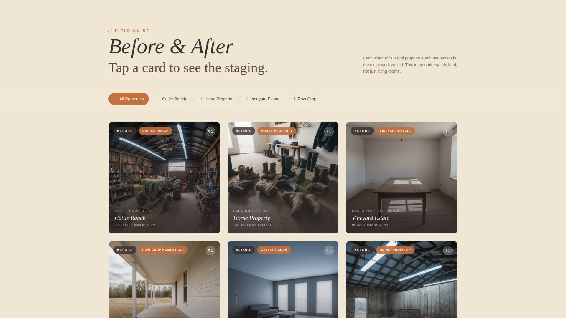 Mesa - Captivating Ranch Landing Page Template