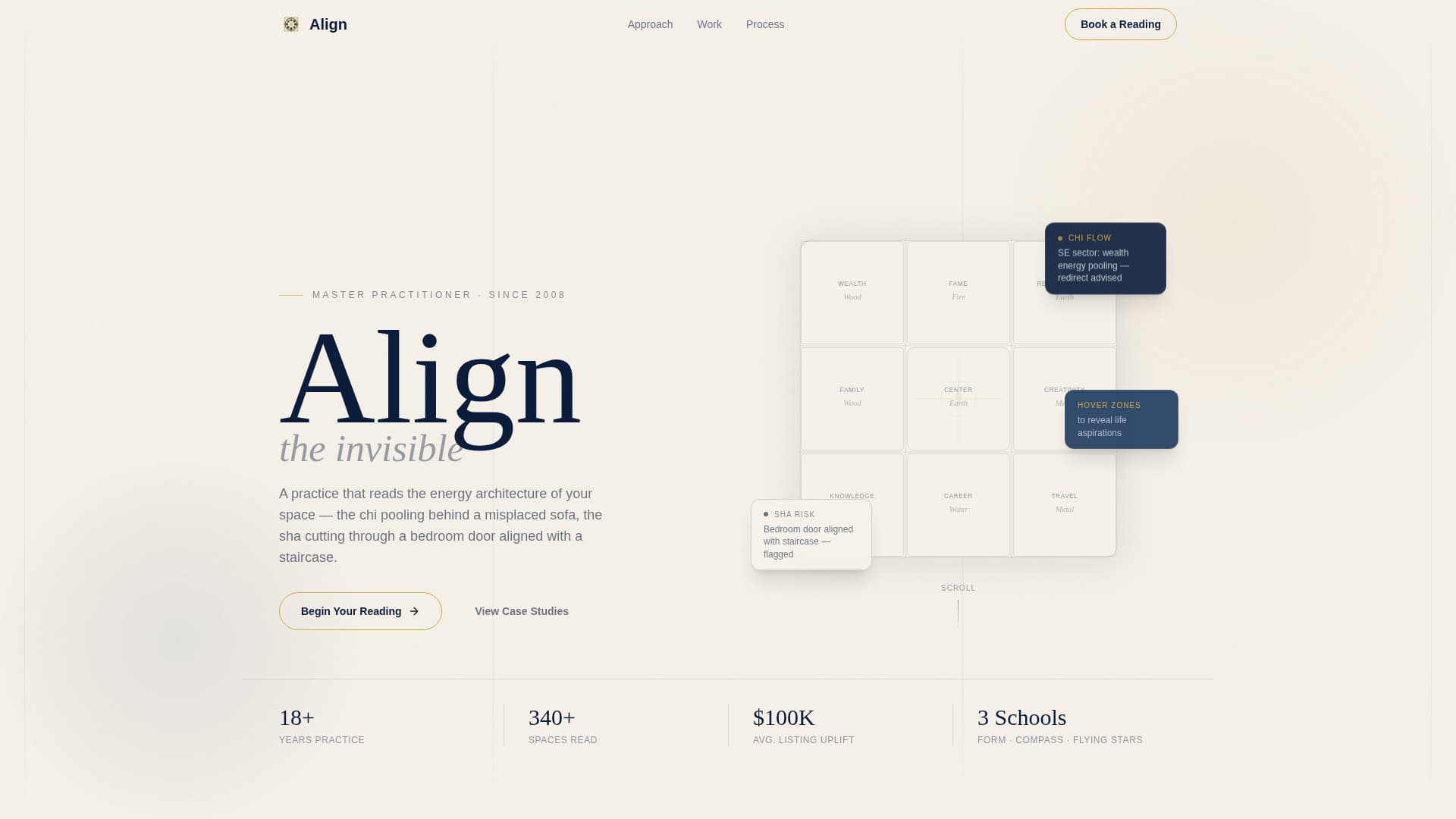 Balance — Trusted Feng Shui Design Landing Page Template