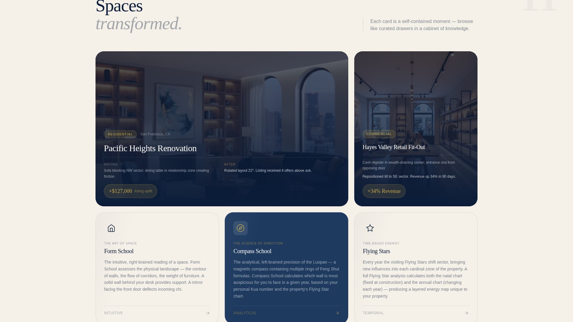 Balance — Trusted Feng Shui Design Landing Page Template