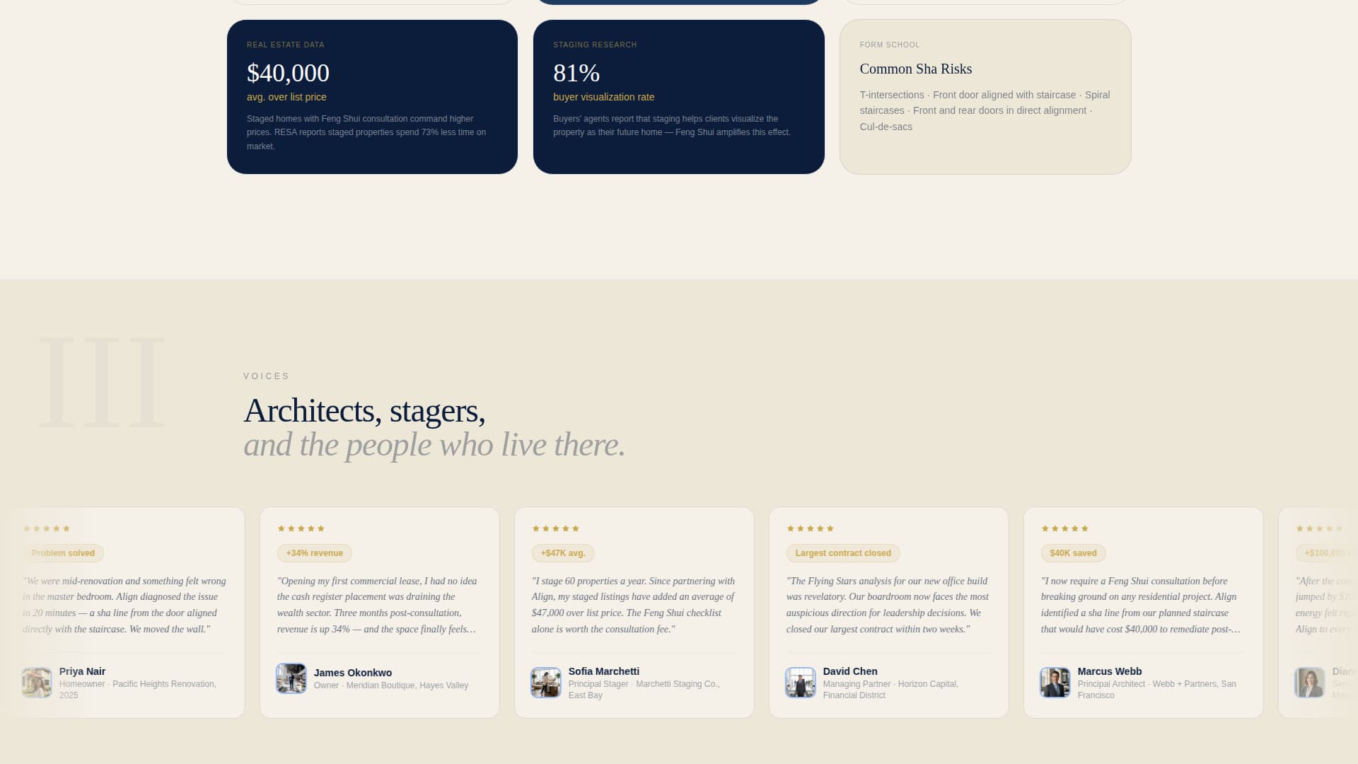 Balance — Trusted Feng Shui Design Landing Page Template