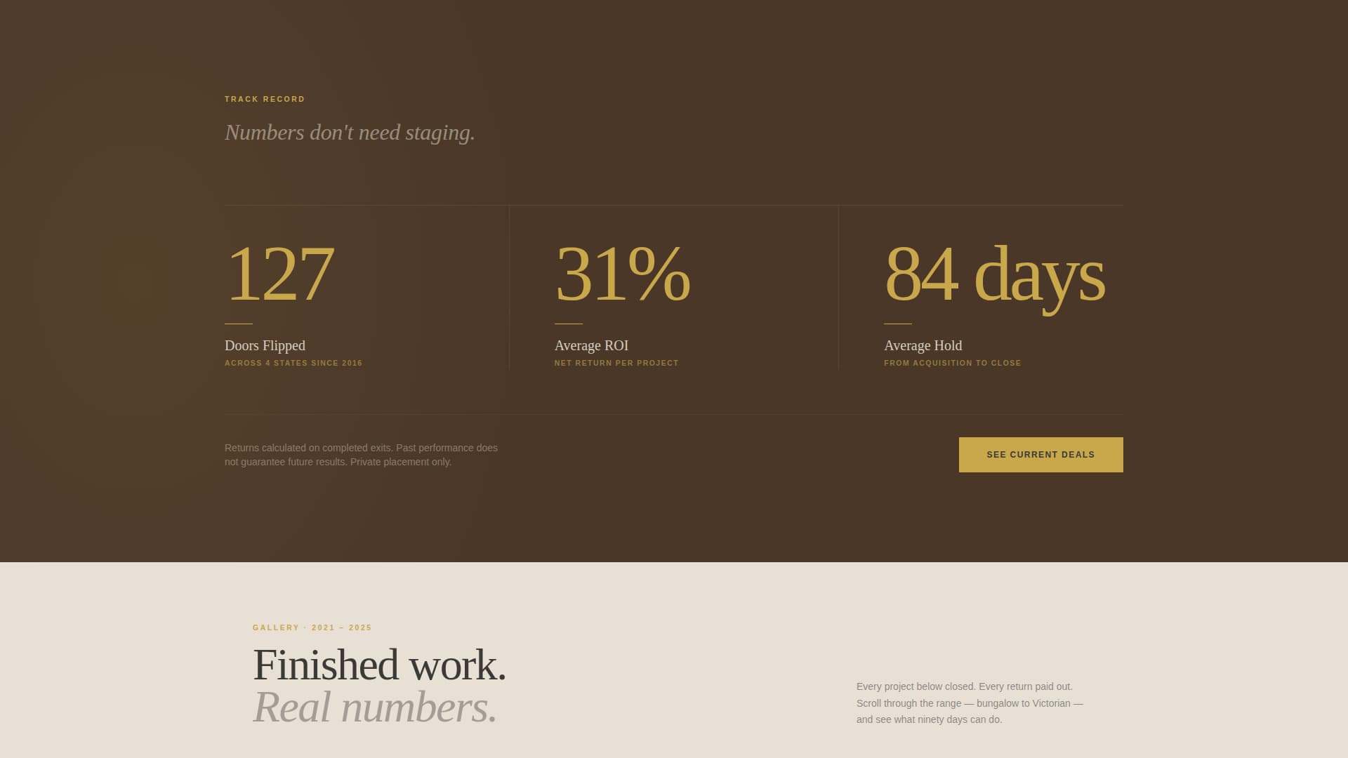 Flip - Proven Fix and Flip Landing Page Template