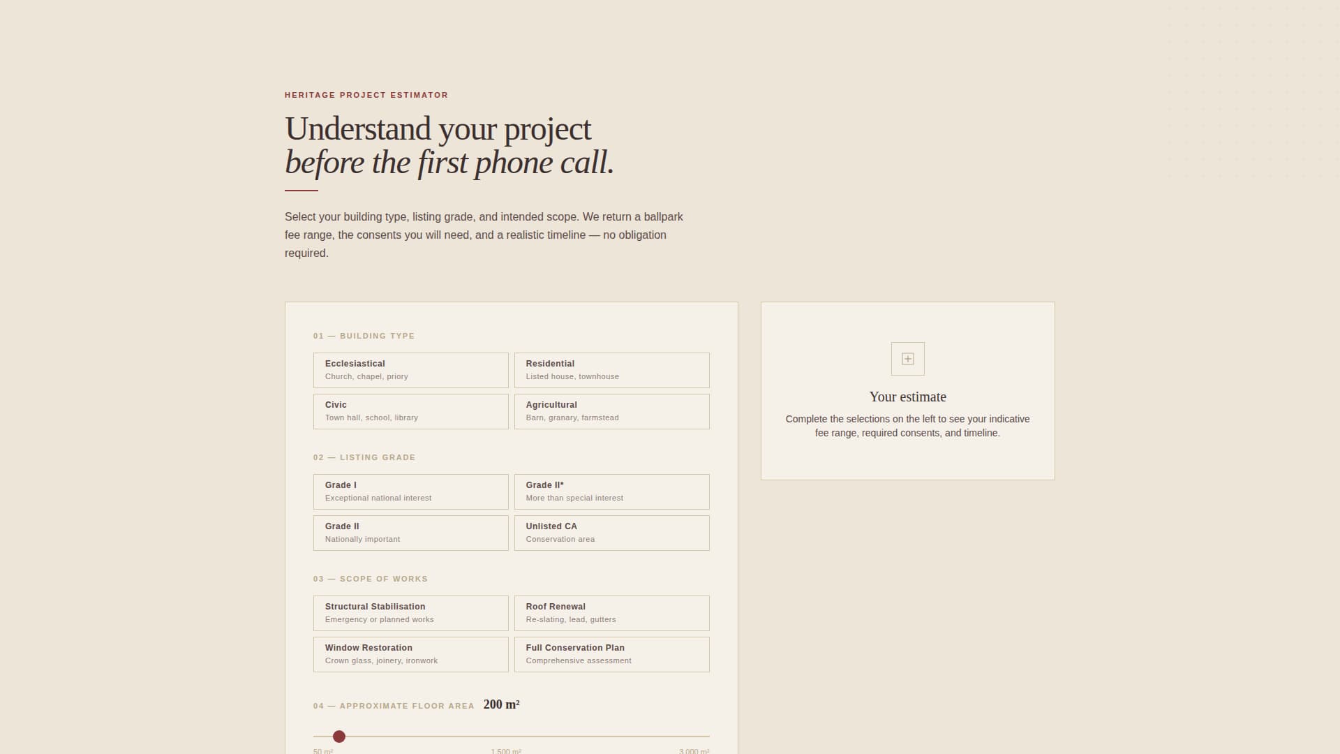 Commercial - Modern Architecture Landing Page Template