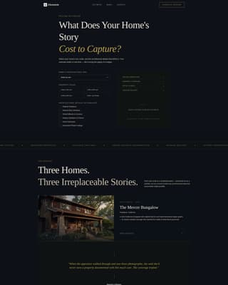 Chronicle - Immersive Historic Home Landing Page Template
