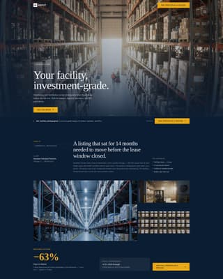 Depot - Precision Warehouse Landing Page Template
