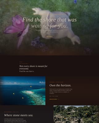 Shoreline - Immersive Waterfront Landing Page Template